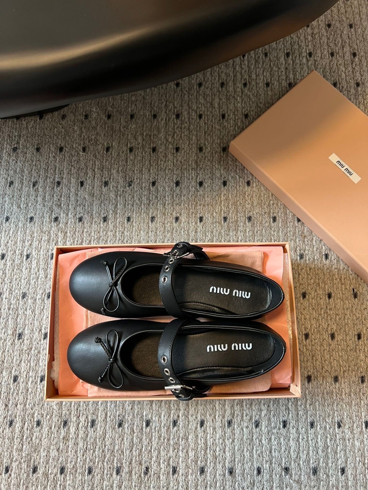 MIU M BALLERINA FLATS