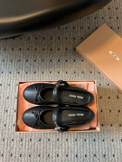 MIU M BALLERINA FLATS