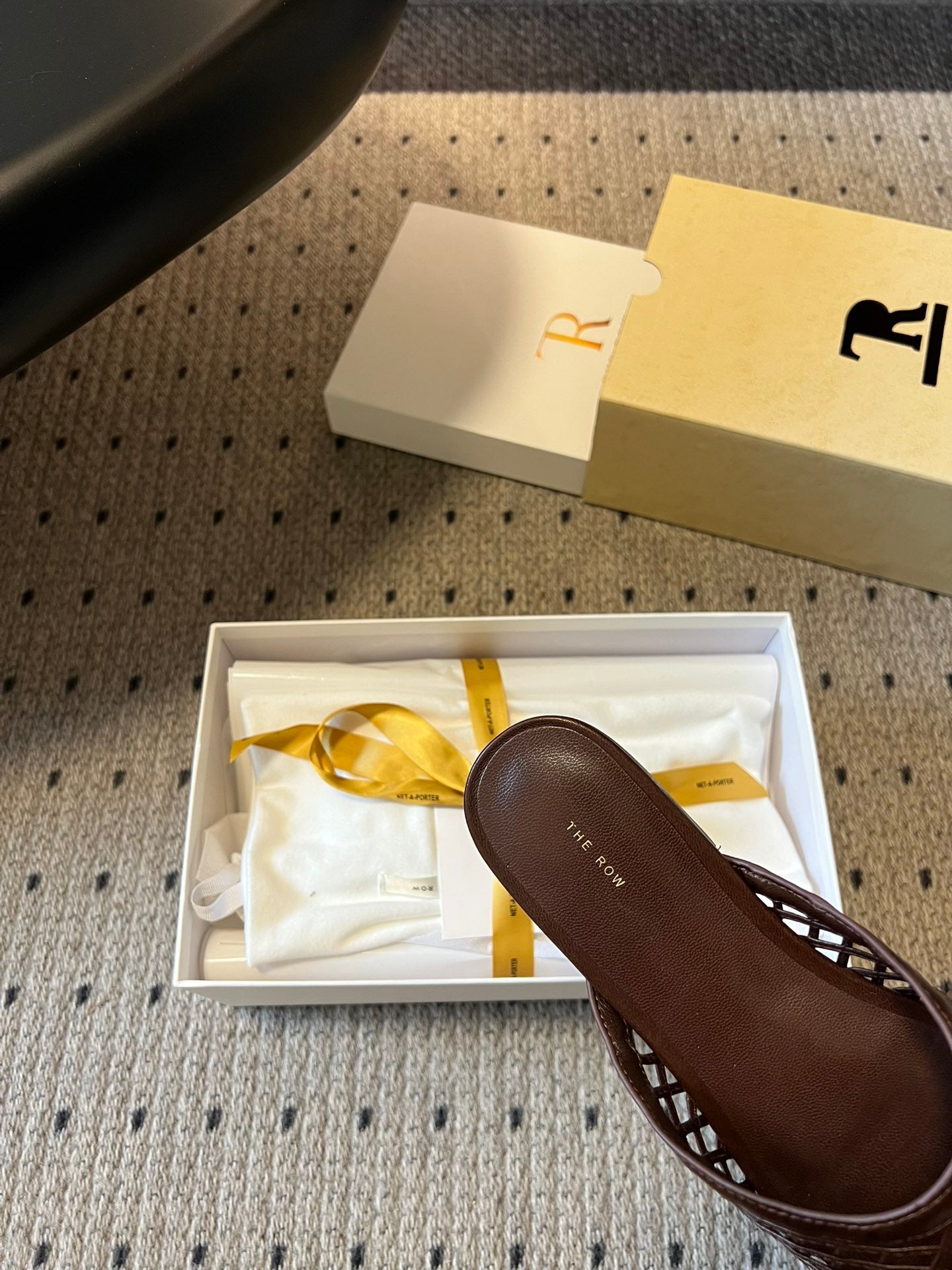 THE ROW LEATHER MULES