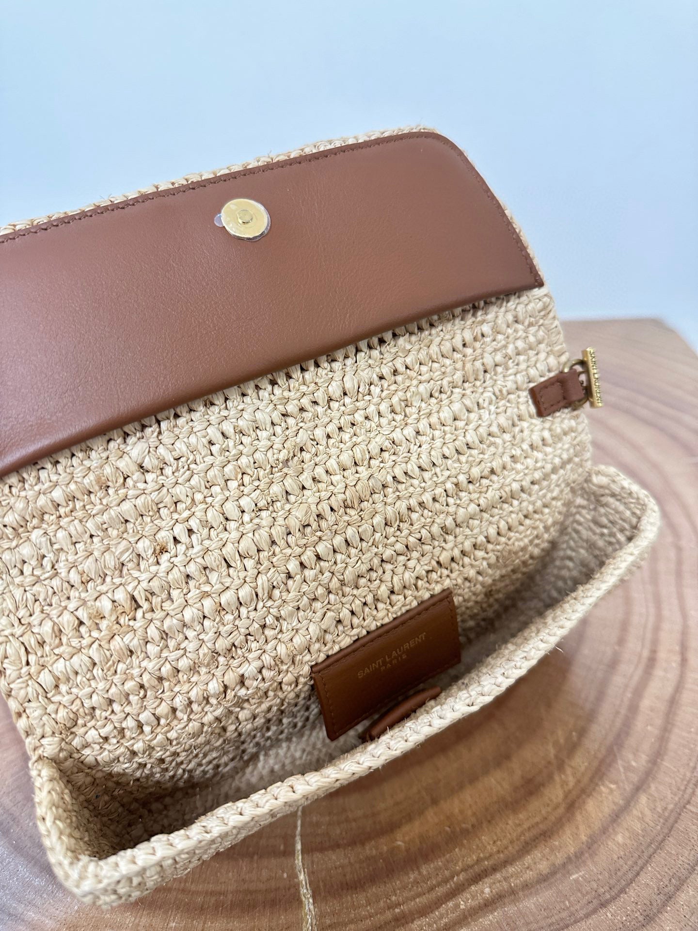 SL ICARE IN RAFFIA BAG