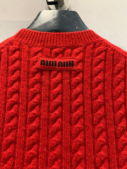 MIU M KNITTED VEST