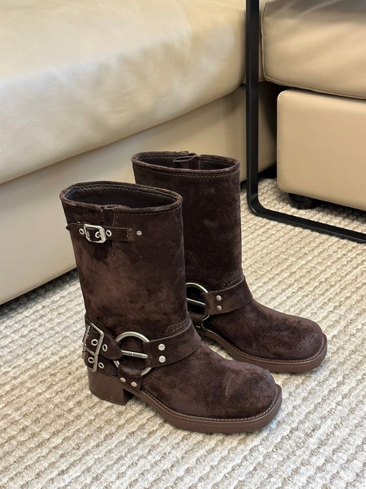 MIU M BOOTS