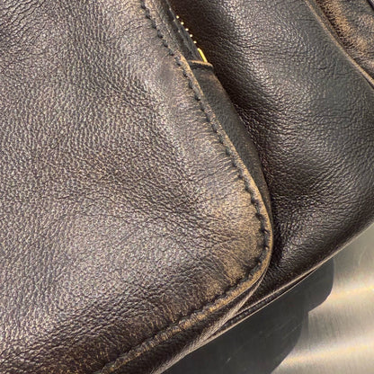 MIU M NAPPA LEATHER TOP HANDLE BAG