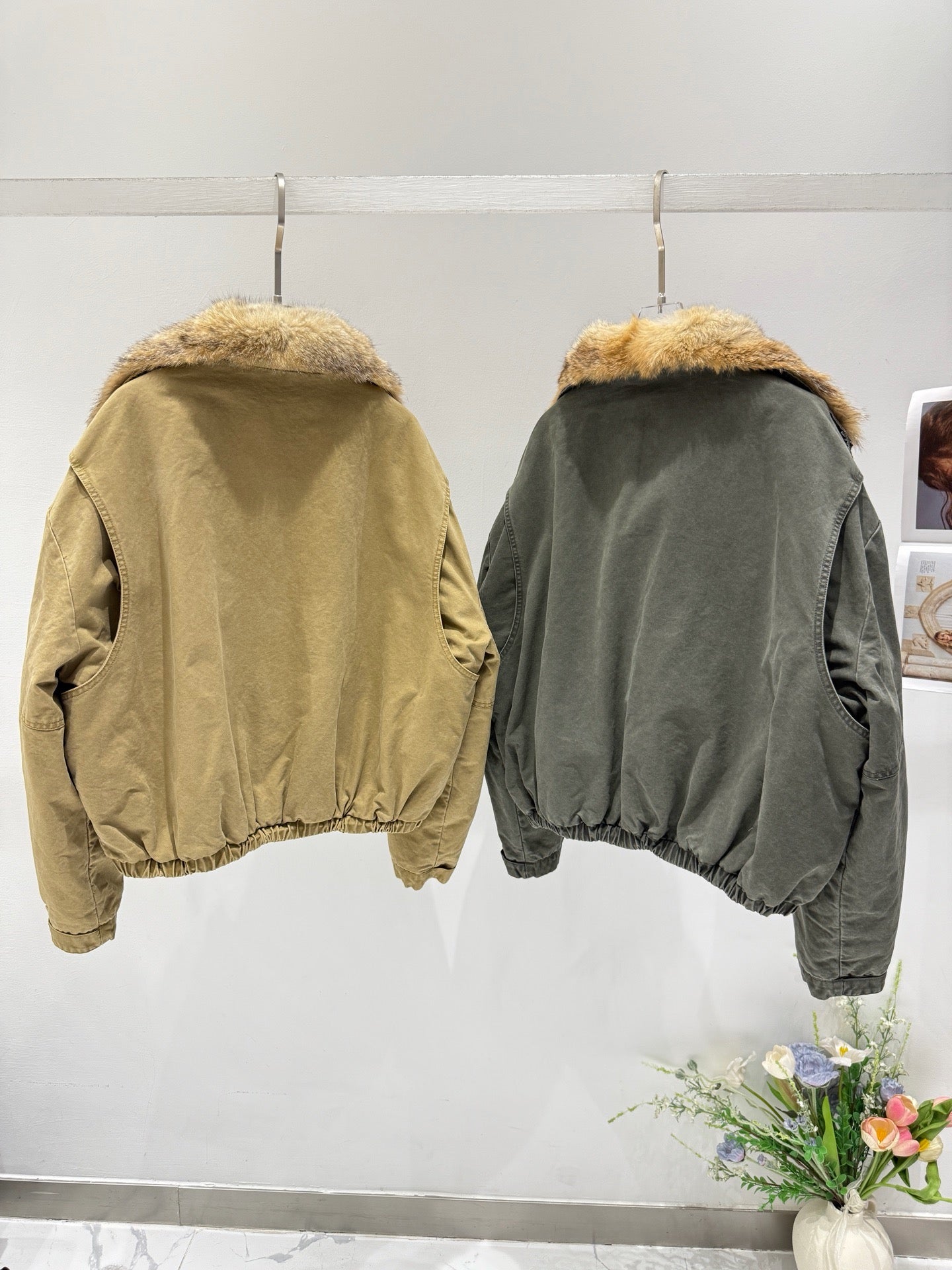BRUNELLO C FOX FUR PARKA
