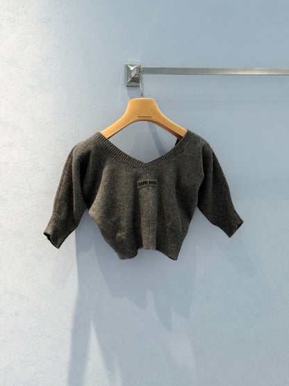 MIU M KNITTED TOP