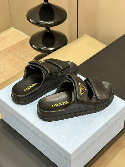 PD NAPPA LEATHER SLIDES