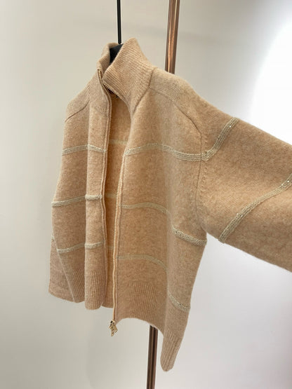 BRUNELLO C ZIP CARDIGAN