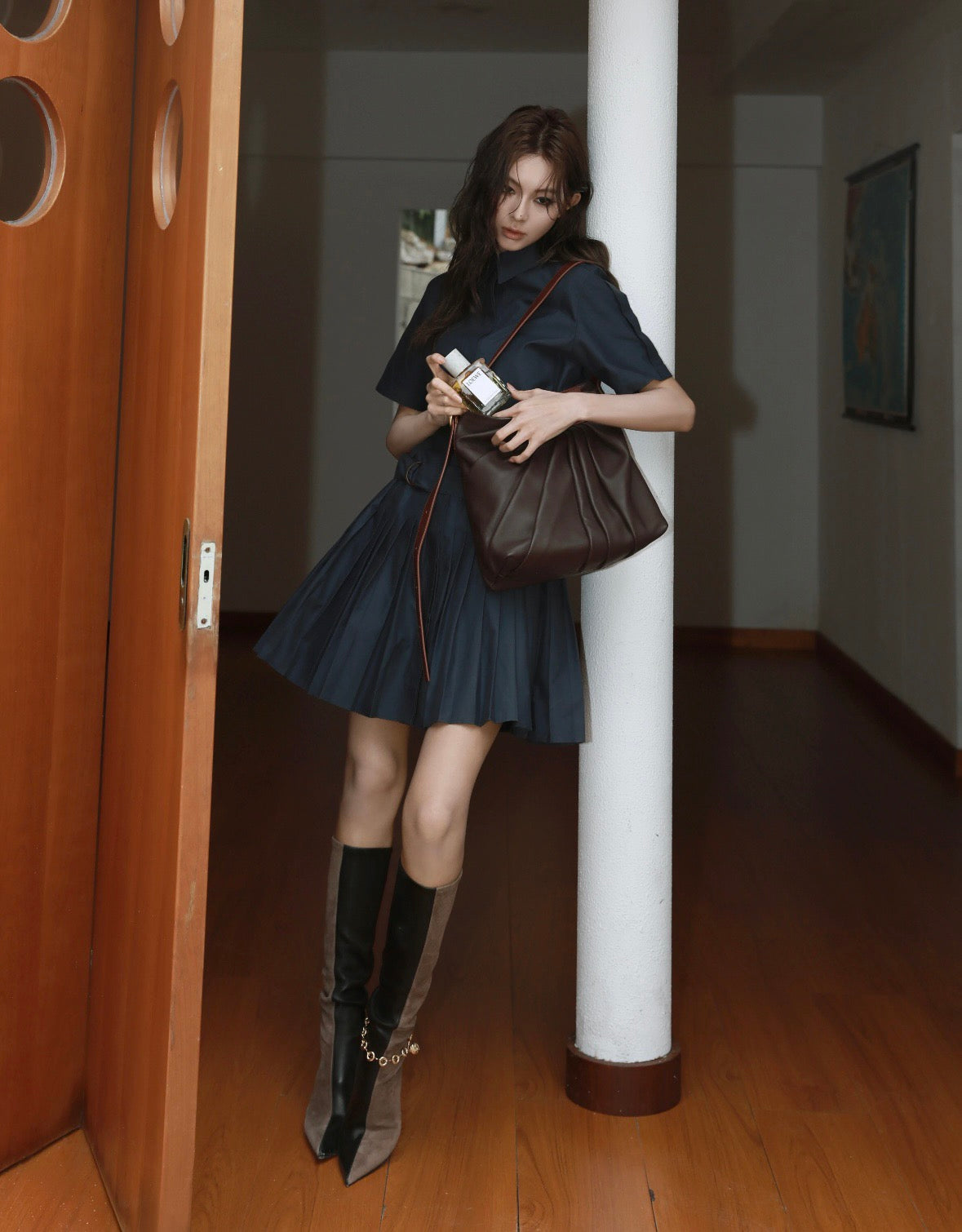 LOEW DRAPED TOTE BAG
