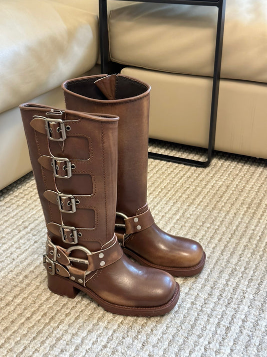 MIU M BOOTS