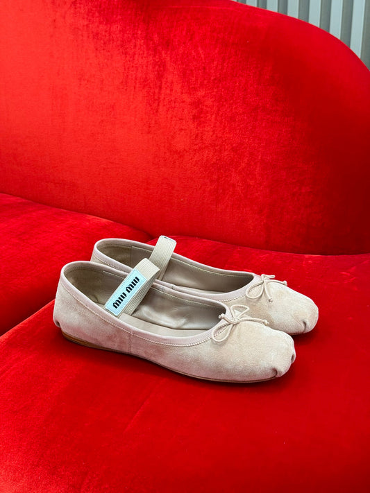 MIU M BALLERINA FLATS