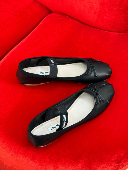 MIU M BALLERINA FLATS