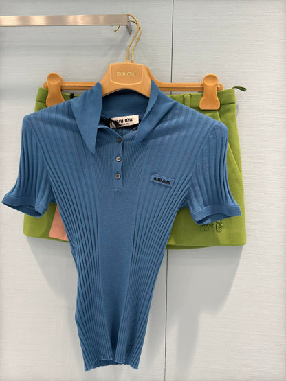 MIU M POLO SHIRT ND