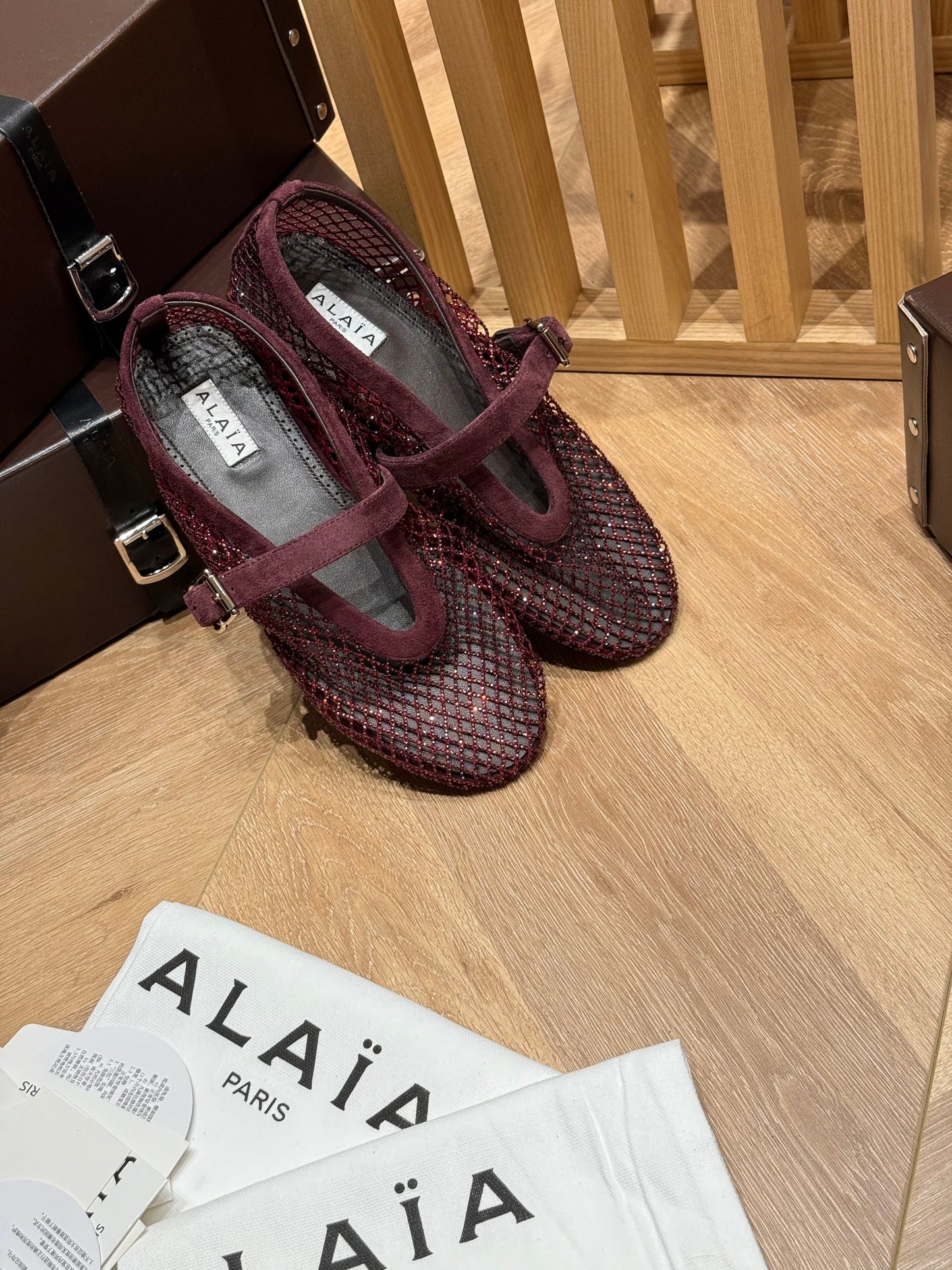 ALAIA BALLET FLATS