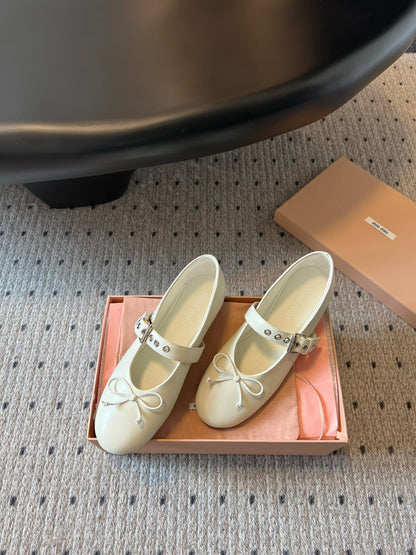 MIU M BALLERINA FLATS
