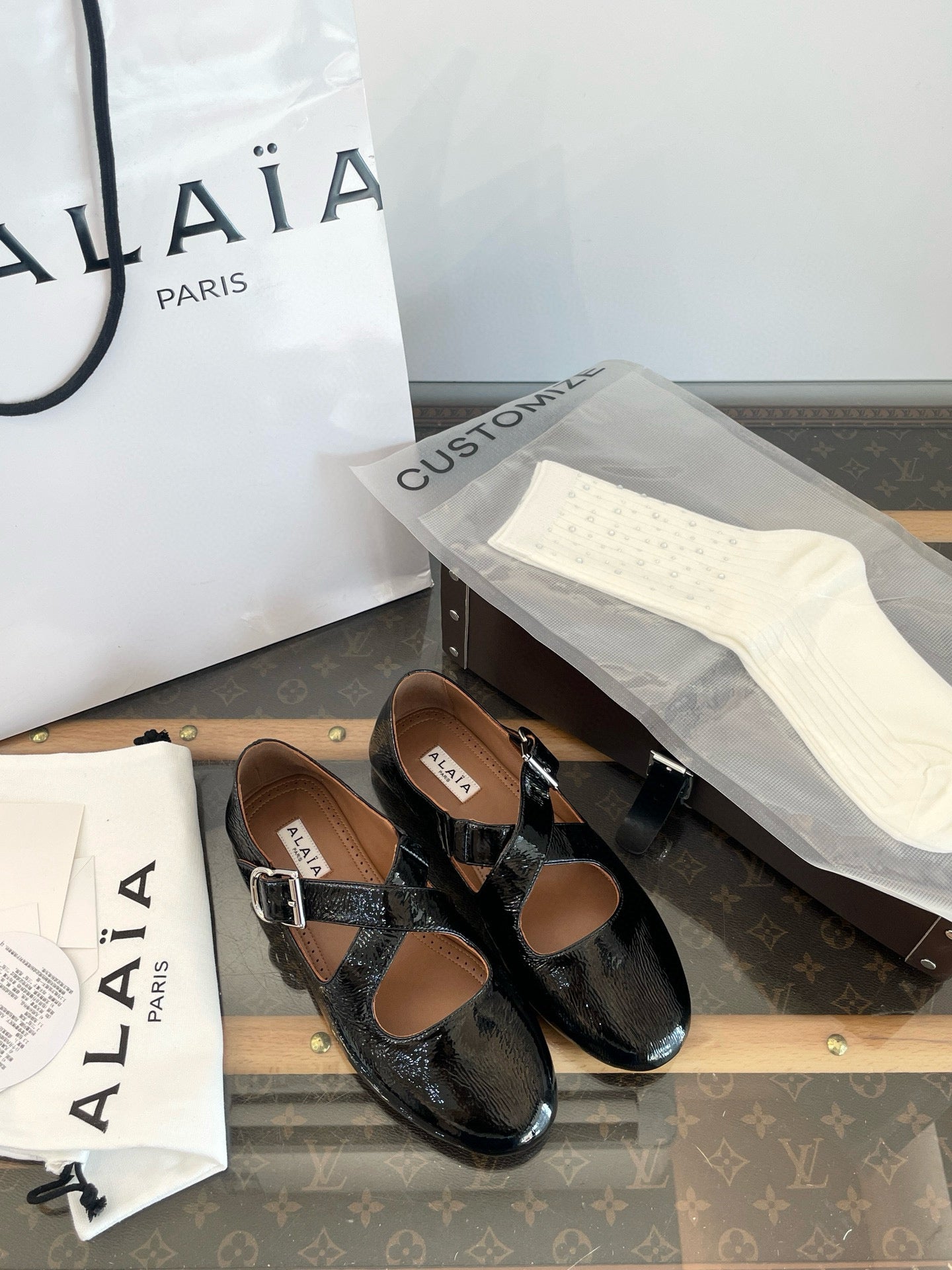 ALAIA BALLET FLATS