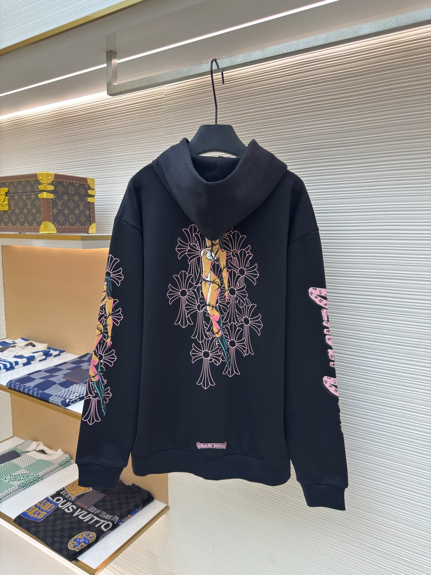 CHROME H ZIP HOODIE