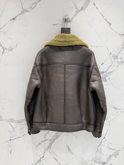 ACNE LEATHER PARKA