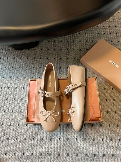 MIU M BALLERINA FLATS