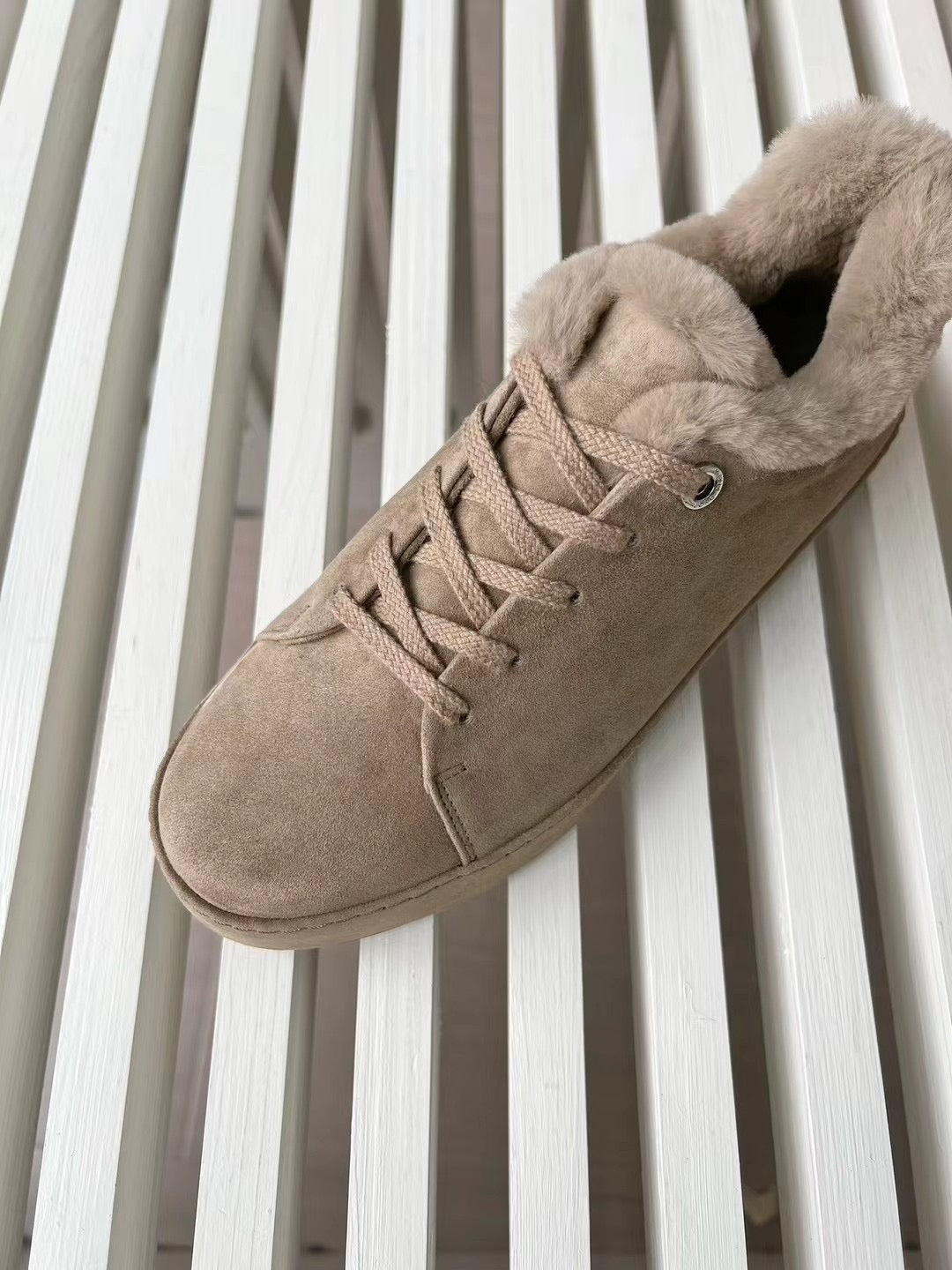 LORO P FUR NUAGES SNEAKERS