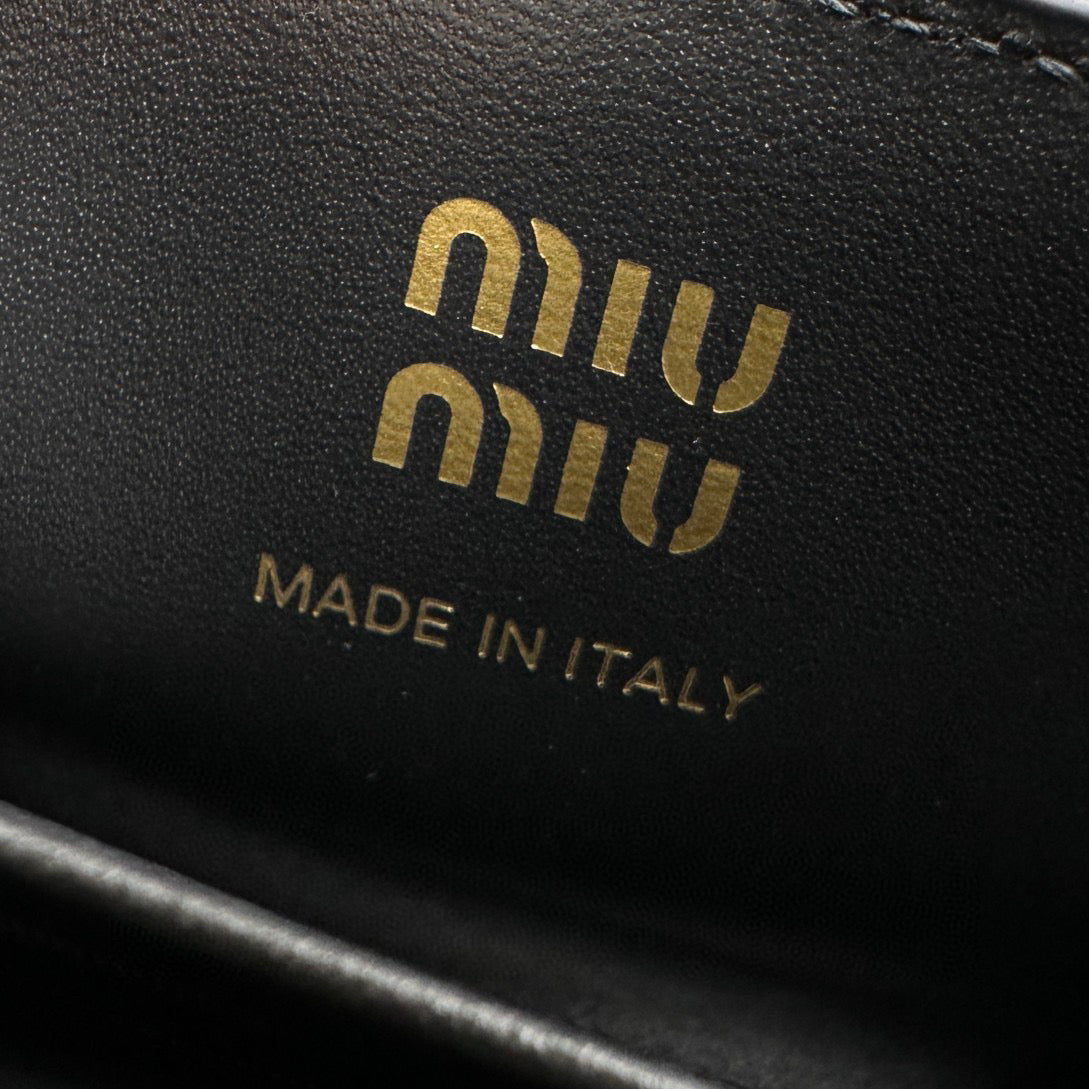 MIU M SHOULDER STRAP WALLET