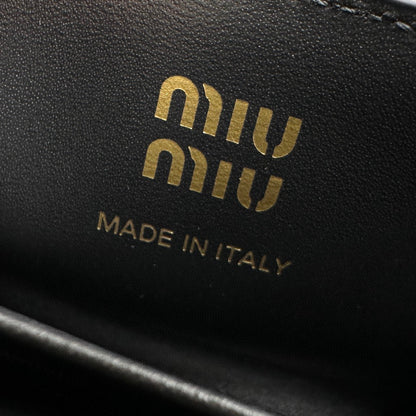 MIU M SHOULDER STRAP WALLET