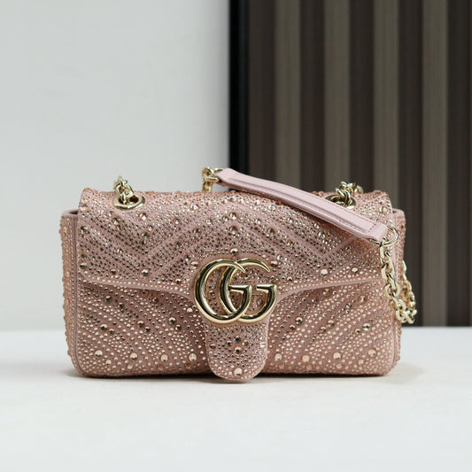 GG MARMONT CRYSTALS SMALL BAG