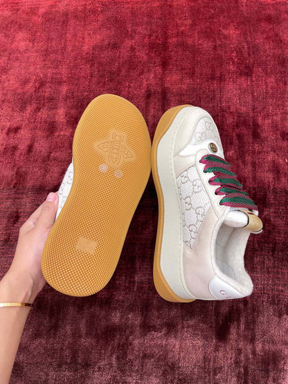 GG SCREENER LEATHER SNEAKERS