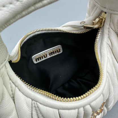 MIU M WANDER MINI HOBO BAG