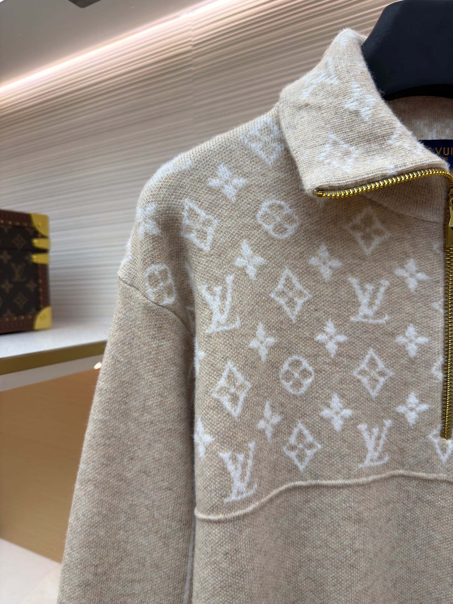 LOU HALF ZIP JUMPER