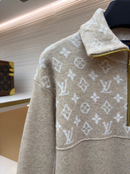 LOU HALF ZIP JUMPER
