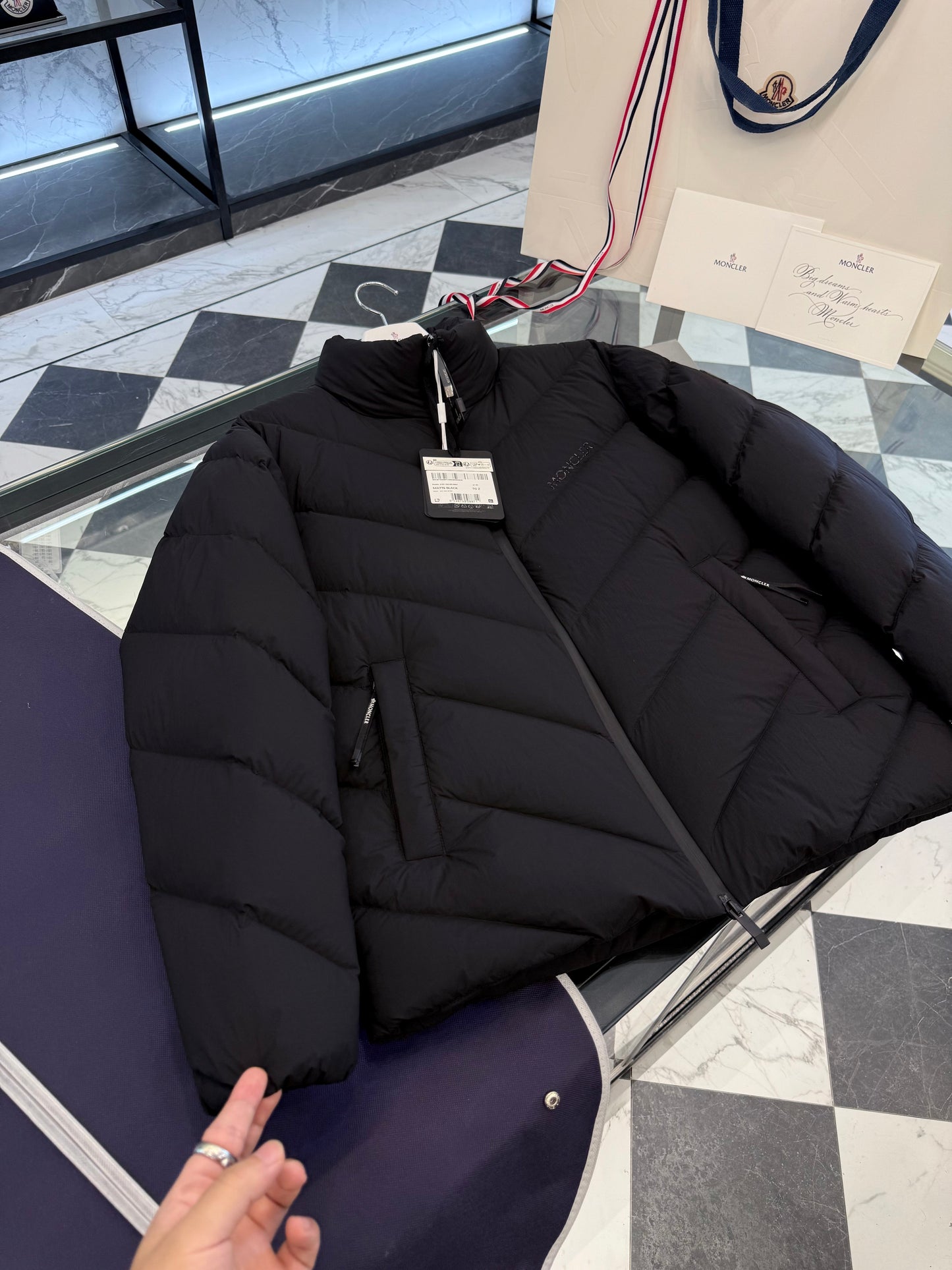 MONC MATT BLACK JACKET