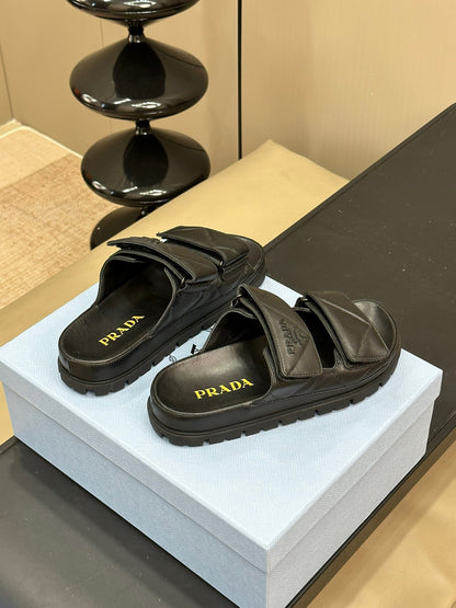 PD NAPPA LEATHER SLIDES