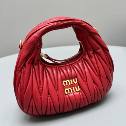 MIU M WANDER MINI HOBO BAG