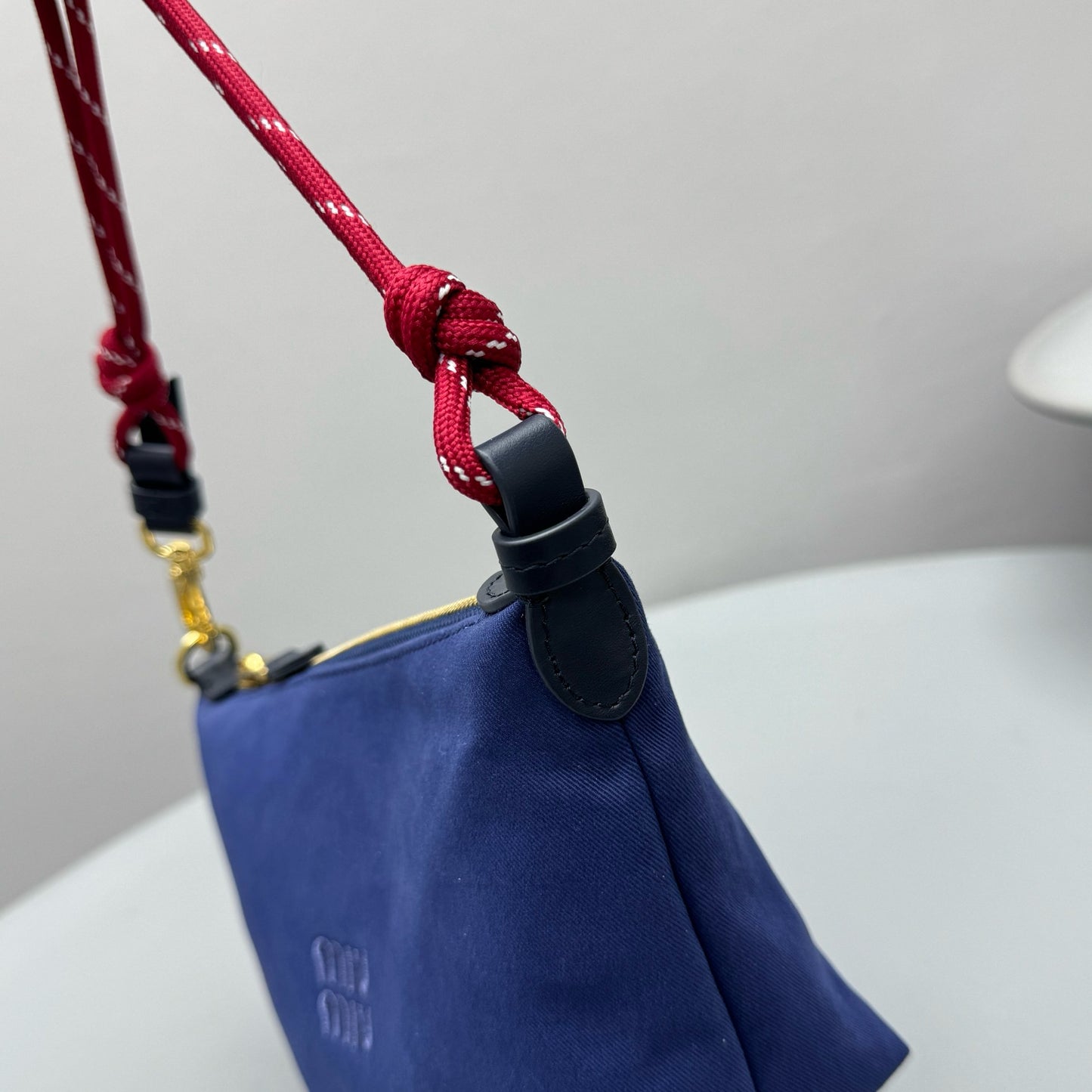 MIU M GABARDINE POUCH