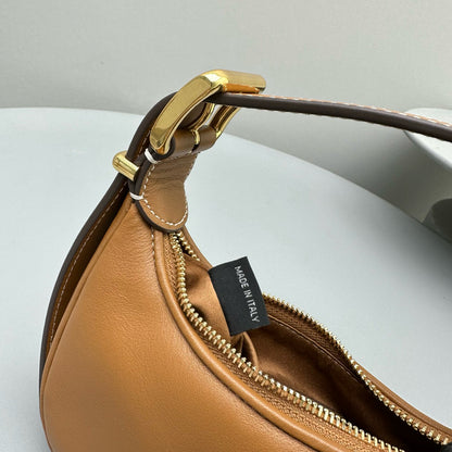 MIU M LEATHER HOBO BAG