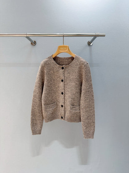 MIU M ZIP CARDIGAN