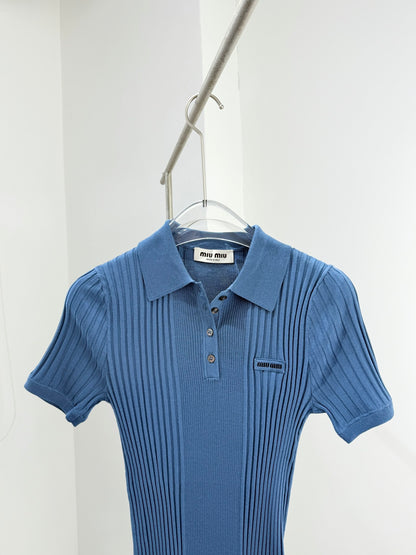 MIU M POLO SHIRT ND