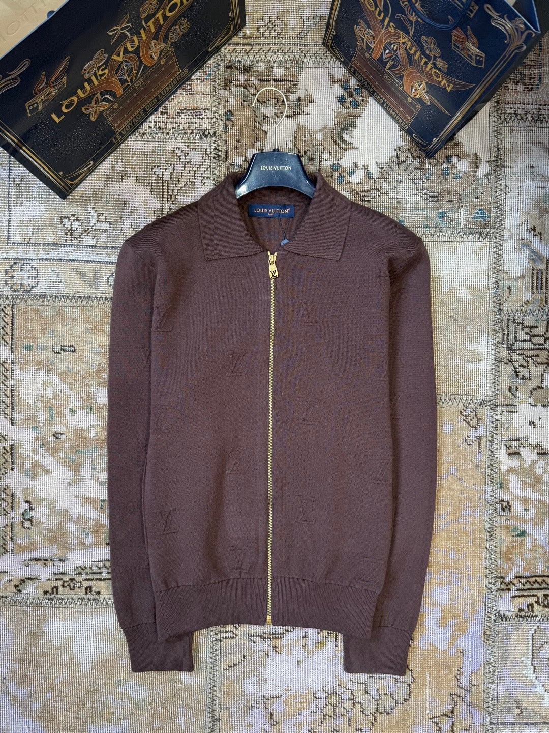 LOU ZIP CARDIGAN