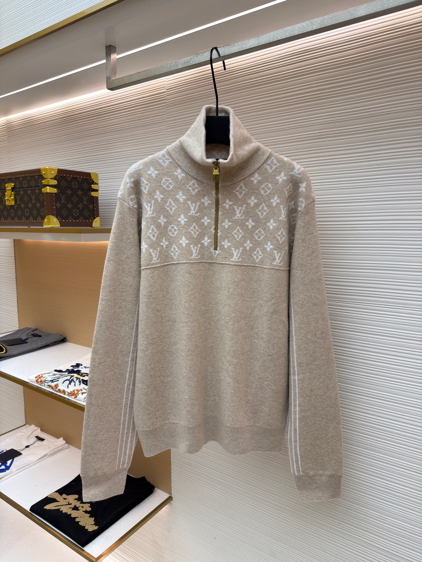 LOU HALF ZIP JUMPER