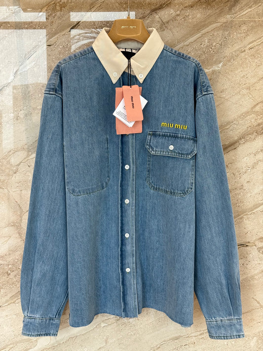 MIU M DENIM SHIRT