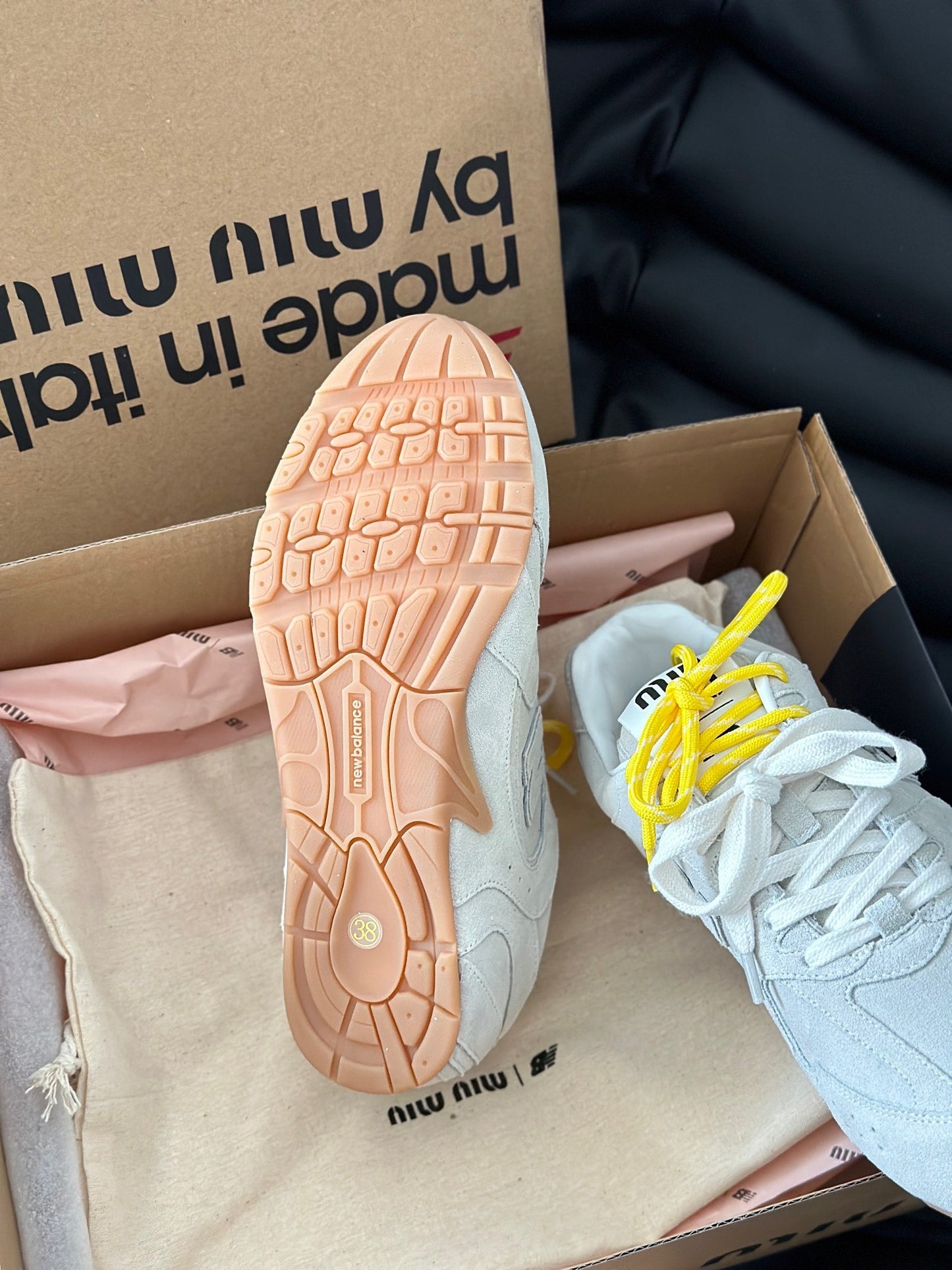 MIU M x NEW BALANCE TRAINERS