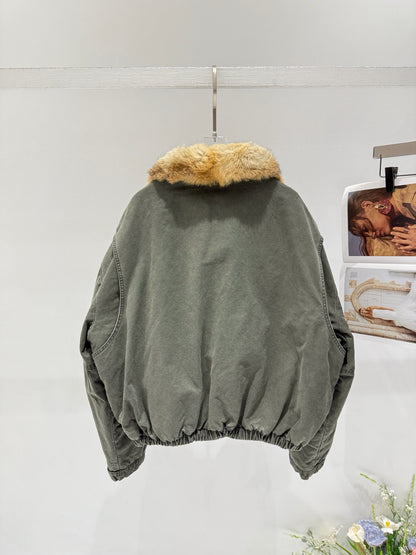 BRUNELLO C FOX FUR PARKA