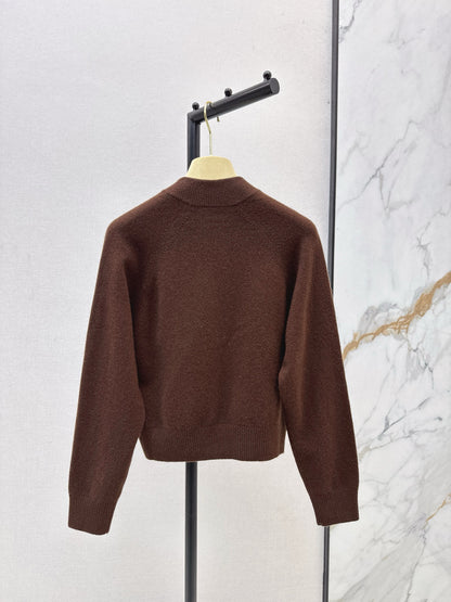MIU M ZIP CARDIGAN
