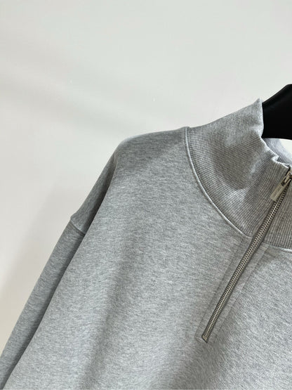 MIU M ZIP SWEATSHIRT