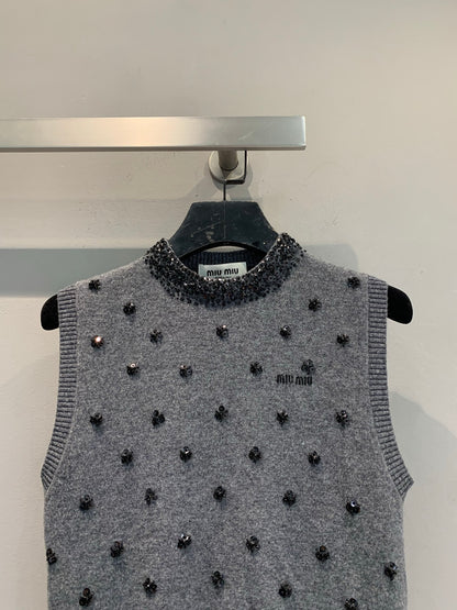 MIU M KNITTED VEST