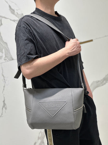 PD LEATHER BAG WITH SHOULDER STRAP