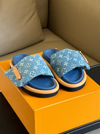 LOU PILLOW MULES