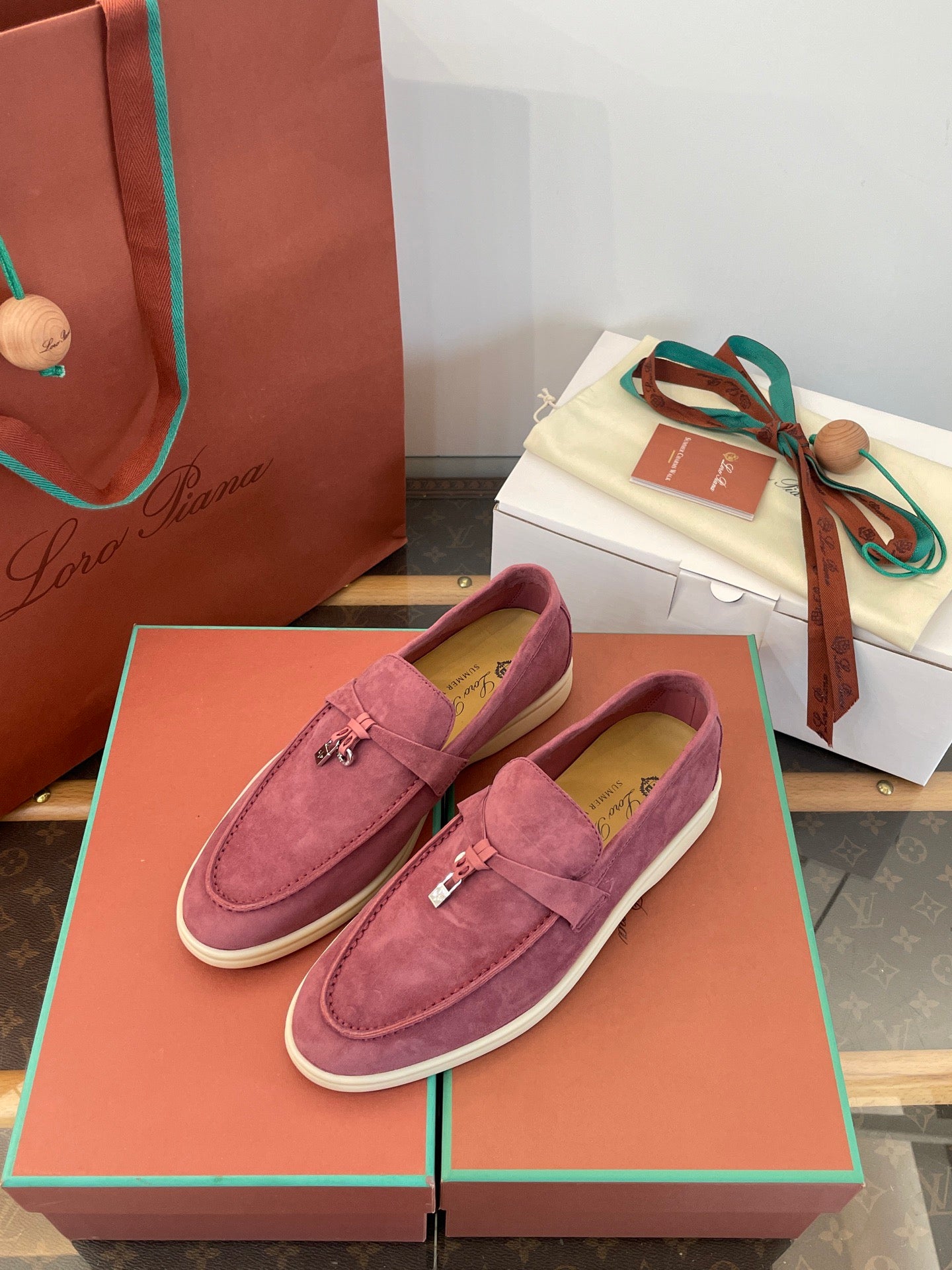 LORO P SUMMER CHARMS LOAFERS