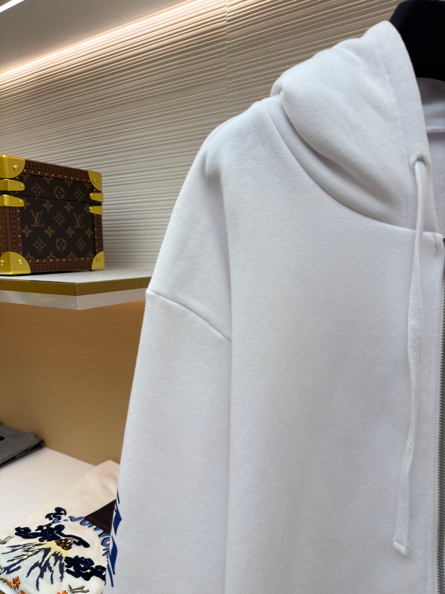 CHROME H ZIP HOODIE
