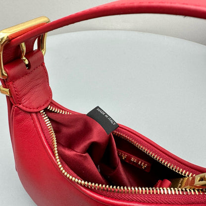 MIU M LEATHER HOBO BAG